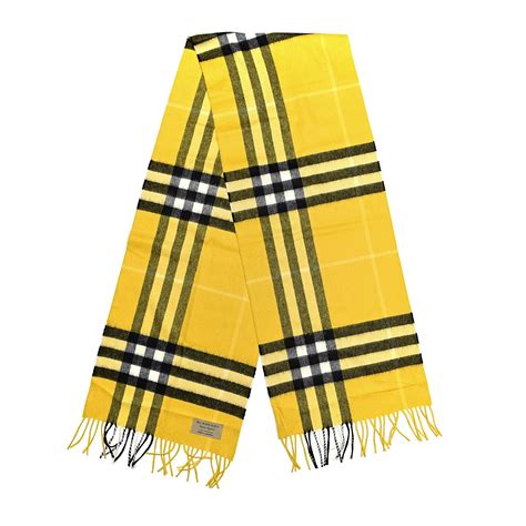 burberry scarf yellow|burberry 100 cashmere scarf.